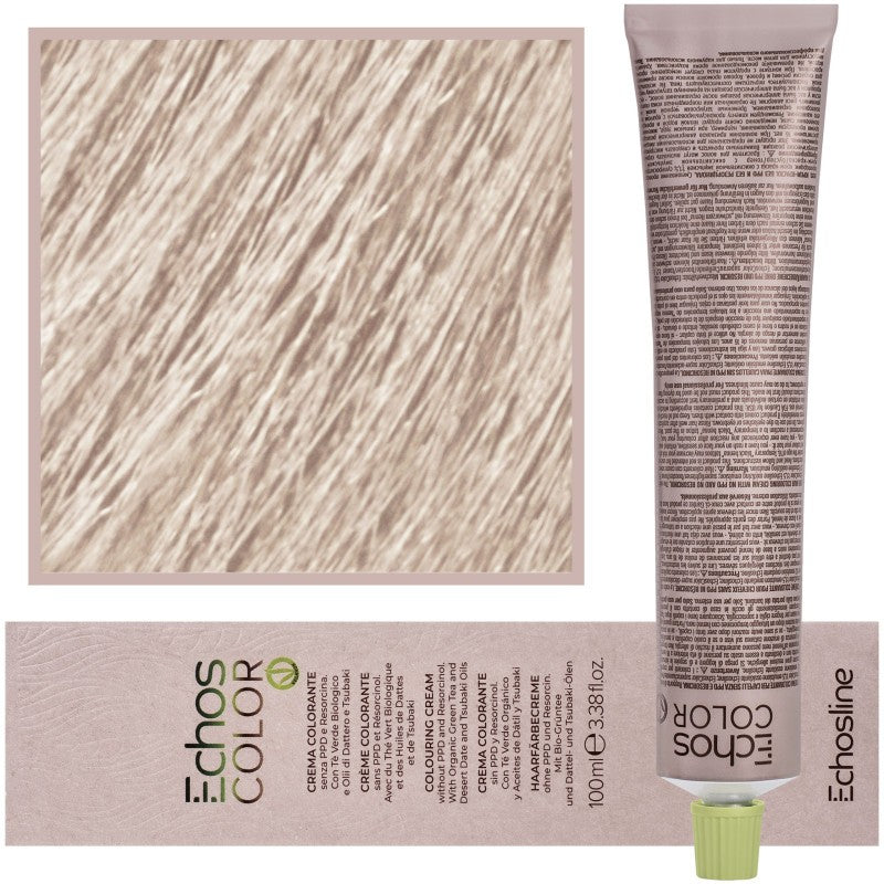 Värivoide Echosline Echos - Hiusväri 100ml Ice 10.0 | Platinanvaalea jäänväri, luonnollinen