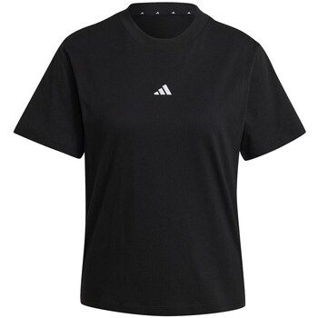 ADIDAS SPORTSWEAR Toiminnallinen paita 'ESSENTIALS SMALL LOGO COTTON' musta