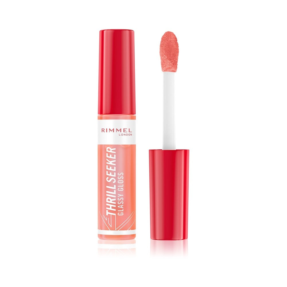 Rimmel Thrill Seeker Glassy Moisturizing Huulikiilto 11 ml 250 Peachy Vibes