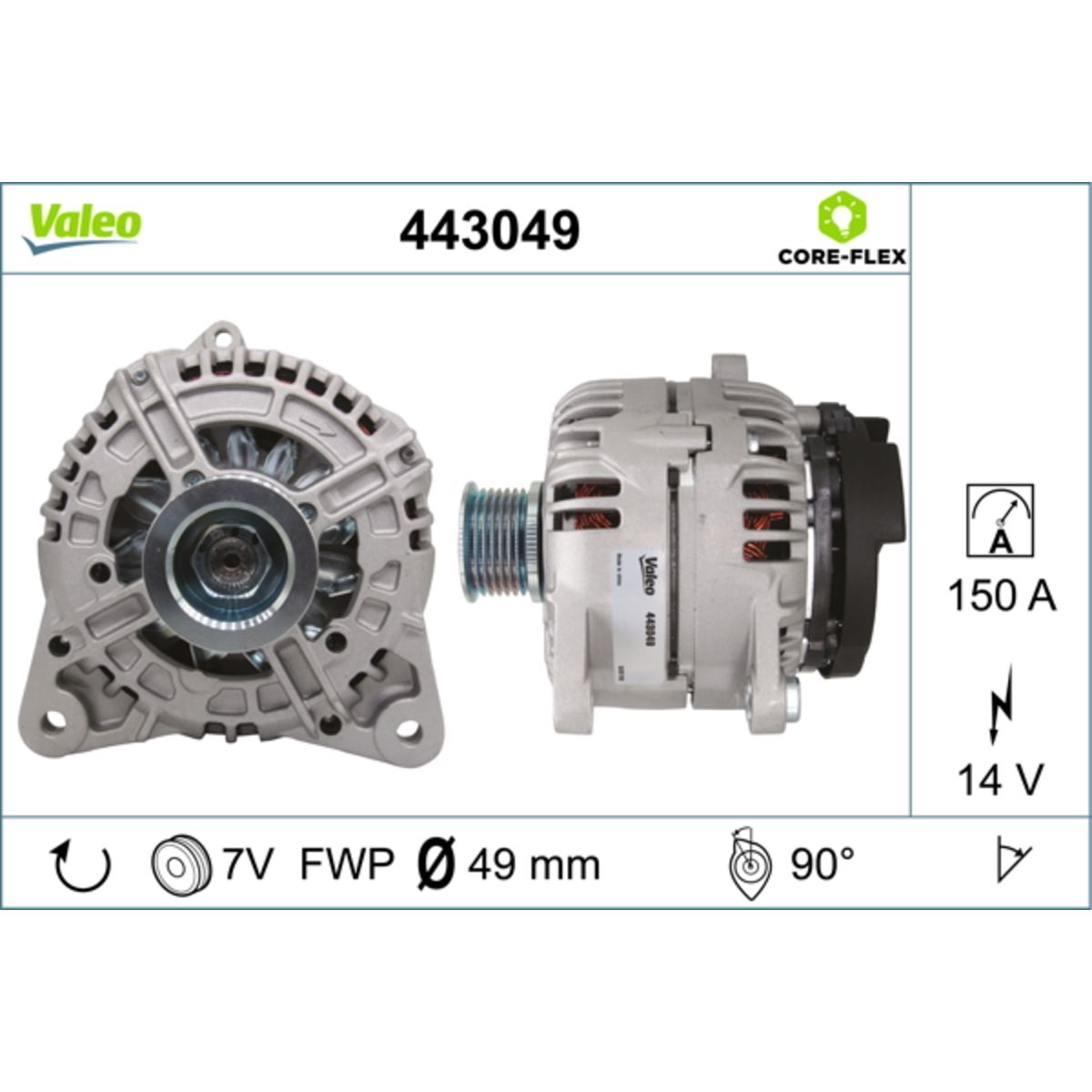 Laturi VALEO 443049