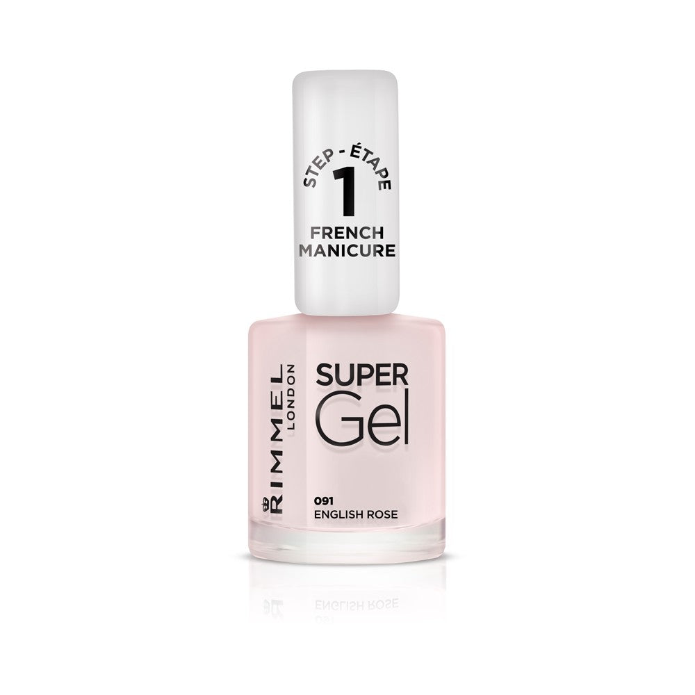 Rimmel Gel Lakka ranskalaiseen manikyyriin Super 12 ml 091 English Rose