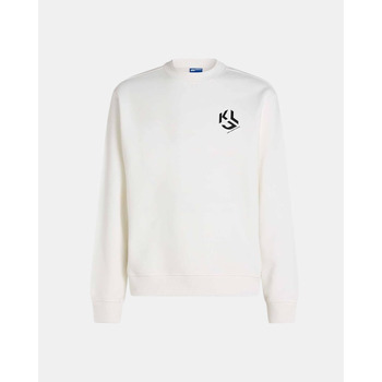 KARL LAGERFELD JEANS Collegepaita musta / villanvalkoinen