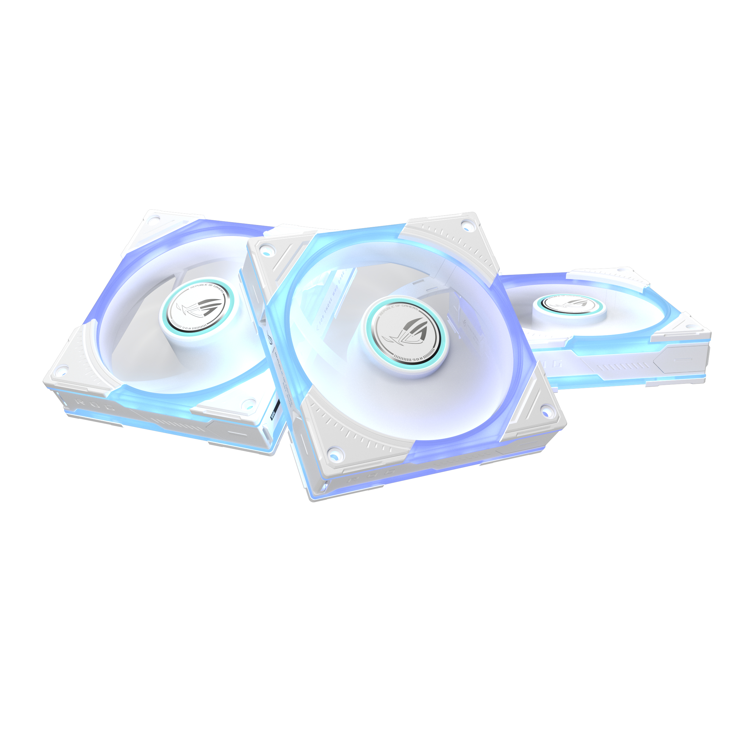 ASUS ROG EURUX GR120 ARGB White Reverse (3-pack) - Kotelotuuletin - 120mm - Valkoinen - 32 dBA