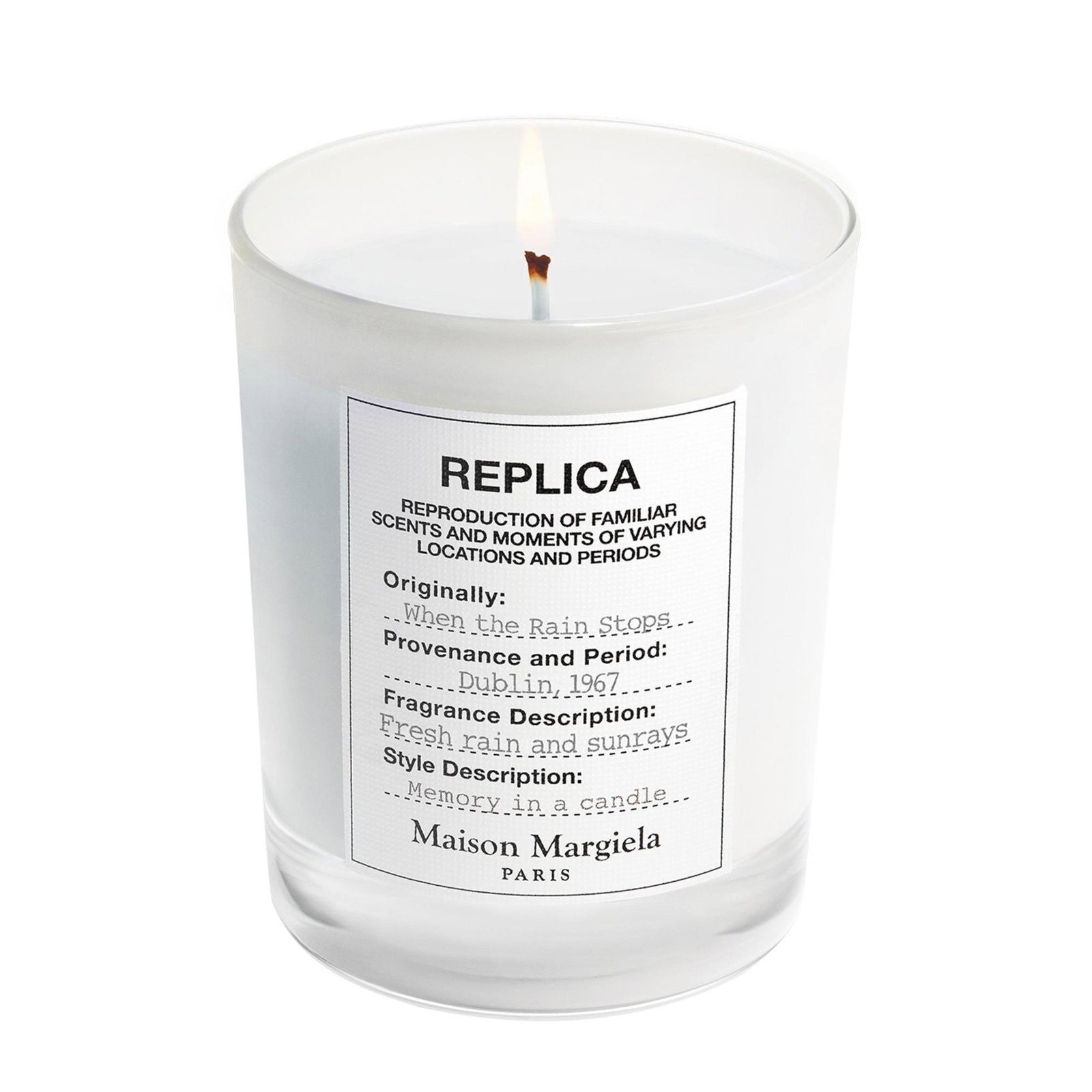 Maison Margiela REPLICA Kun sade lakkaa 165 g kynttilä
