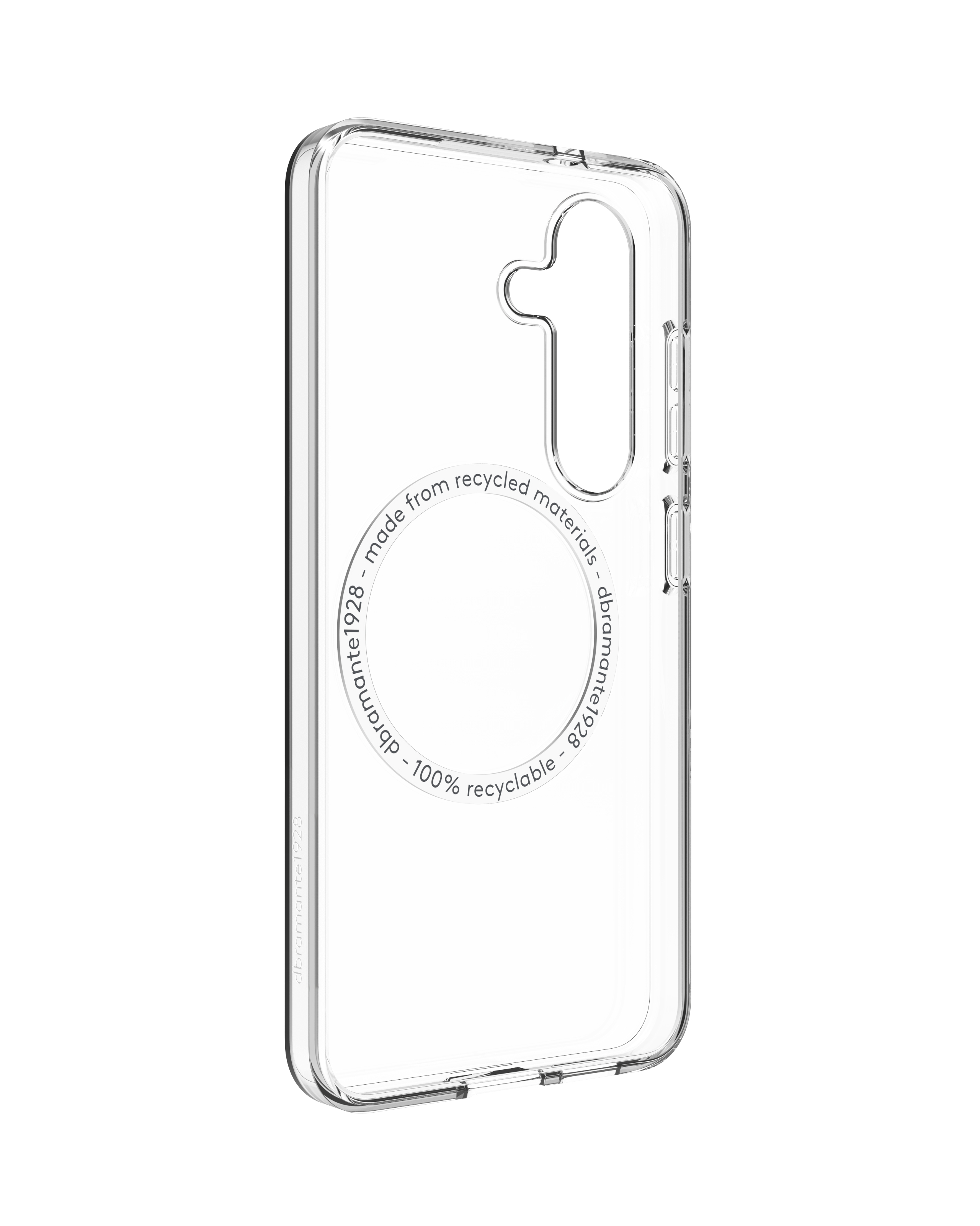 dbramante1928 Greenland Pro Qi2 Protective Case Clear Samsung Galaxy S25