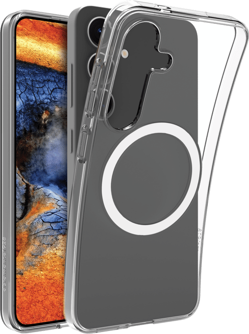 dbramante1928 Greenland Pro Qi2 Protective Case Clear Samsung Galaxy S25