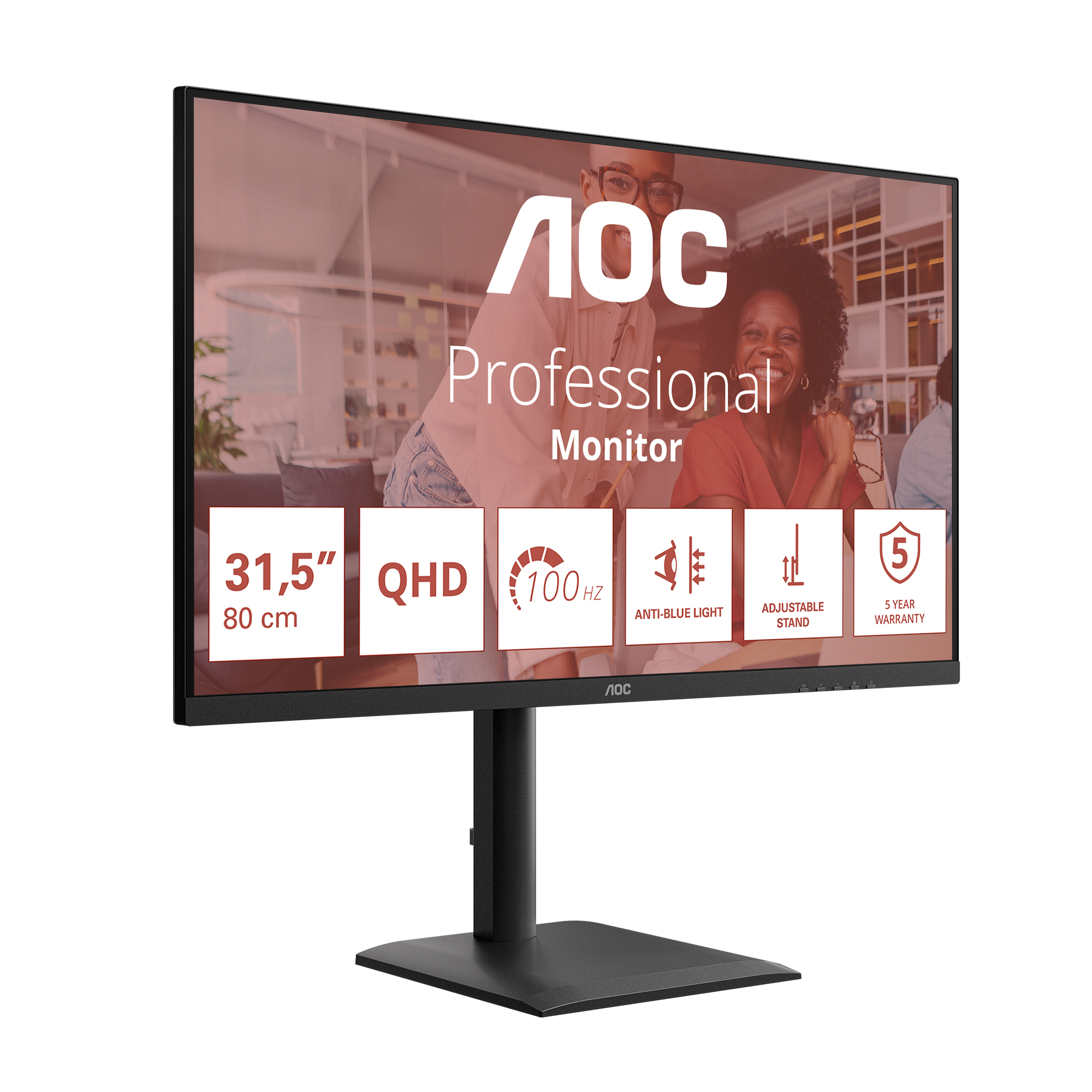AOC Q32E4U 32" QHD, IPS -näyttö