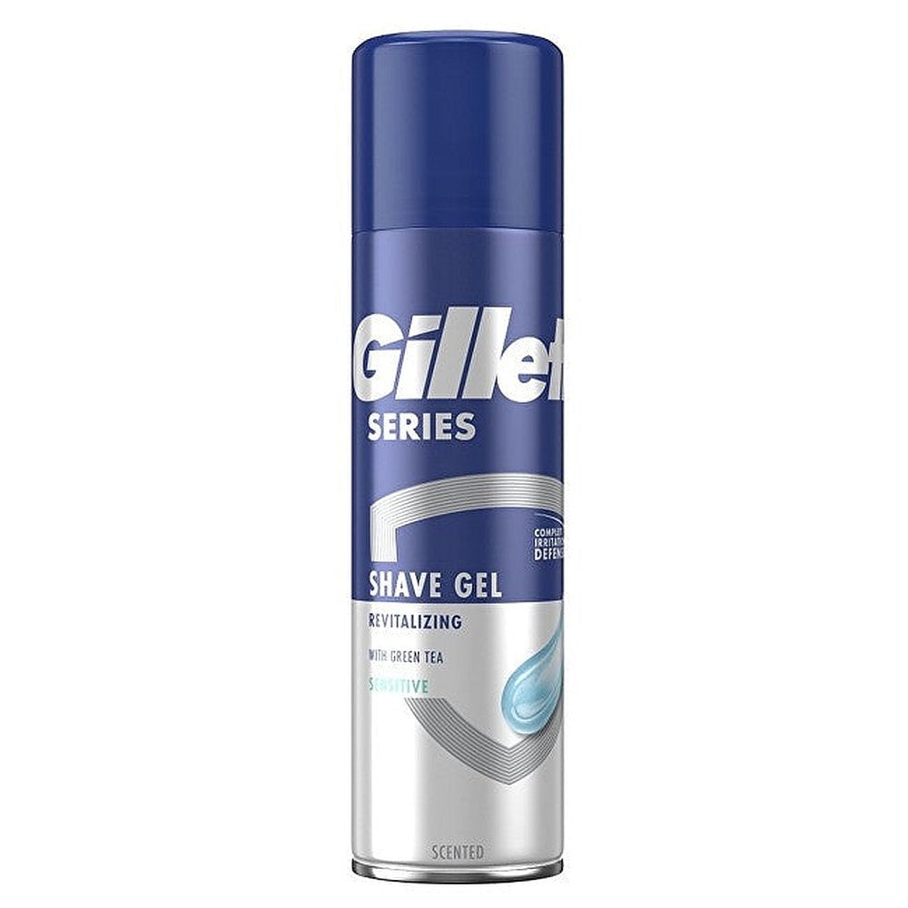 Gillette Series Revitalizing Shaving Gel Nourishing Effect miehille 200 ml