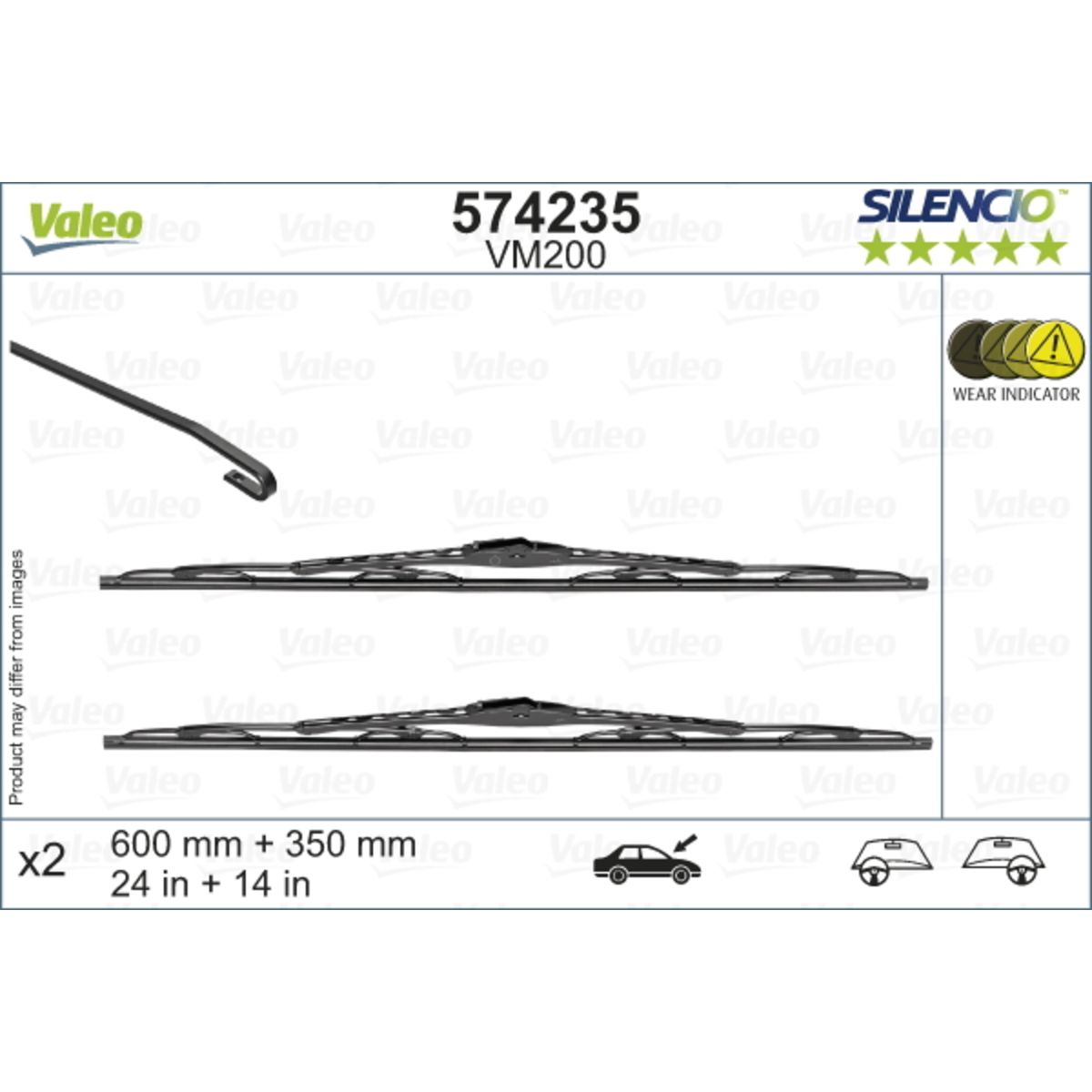 Pyyhkijänsulka VALEO 574235