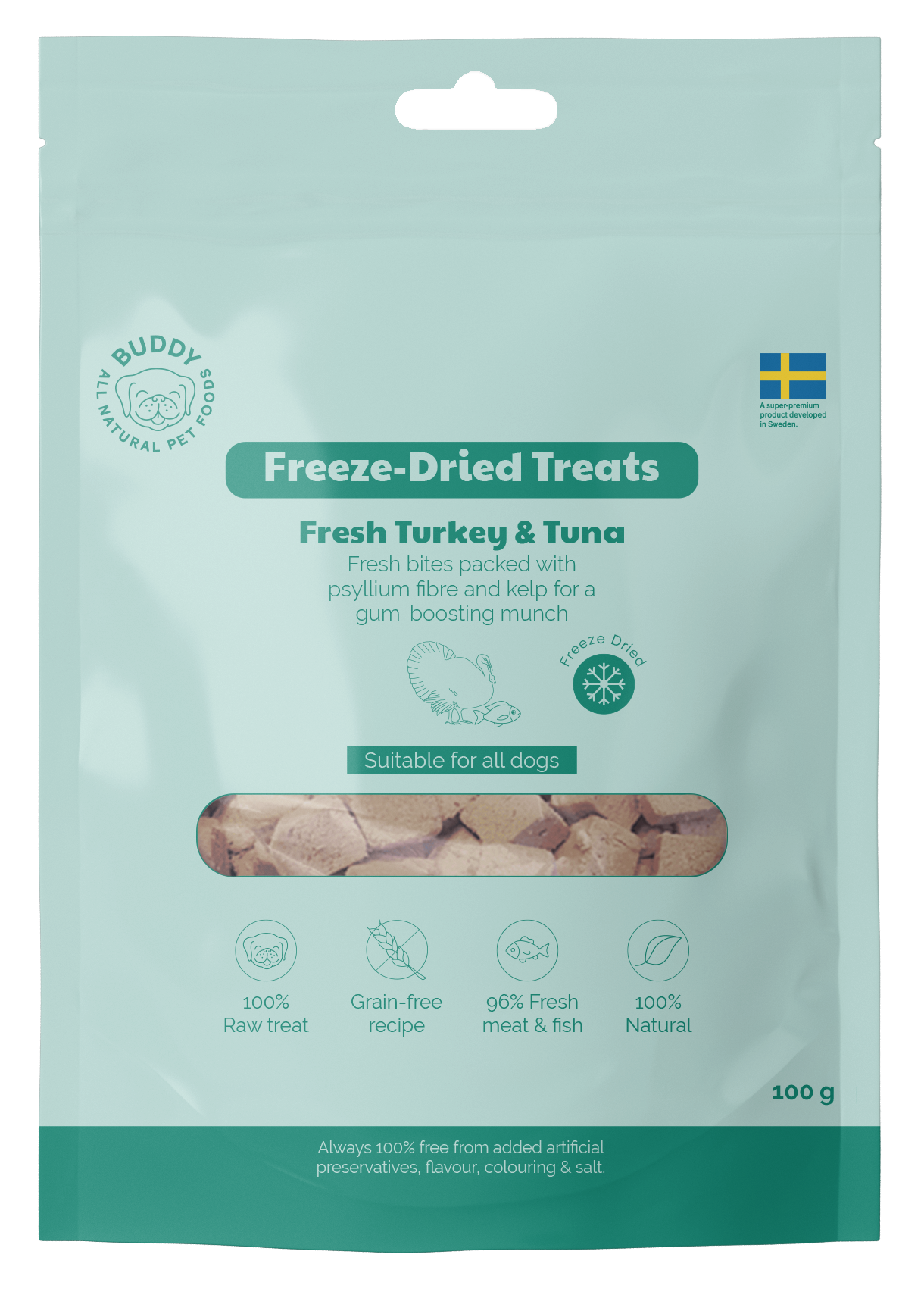 Buddy Freeze-dried kalkkuna & tonnikala 100 g