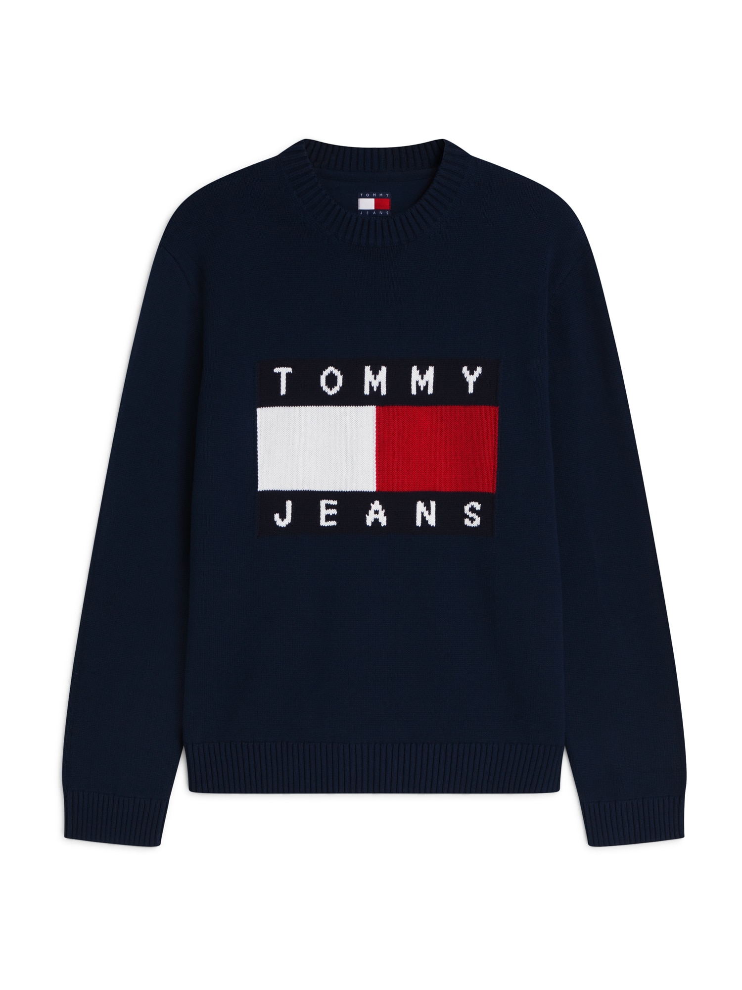 Tommy Jeans Neulepaita tummansininen / punainen / valkoinen