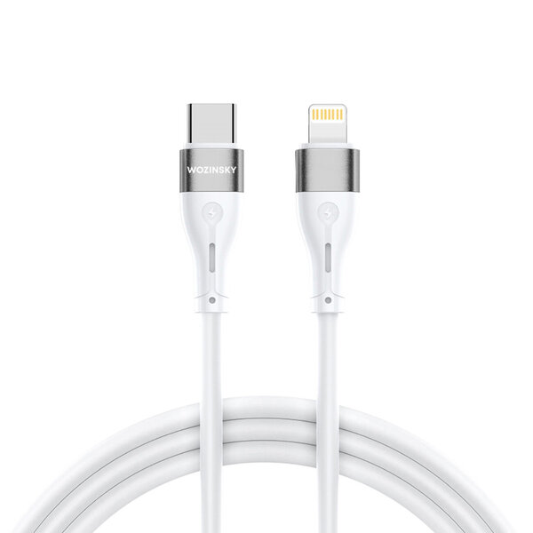 Wozinsky WSTCL1 Lightning / USB-C PD 27W 1 m Cable - White