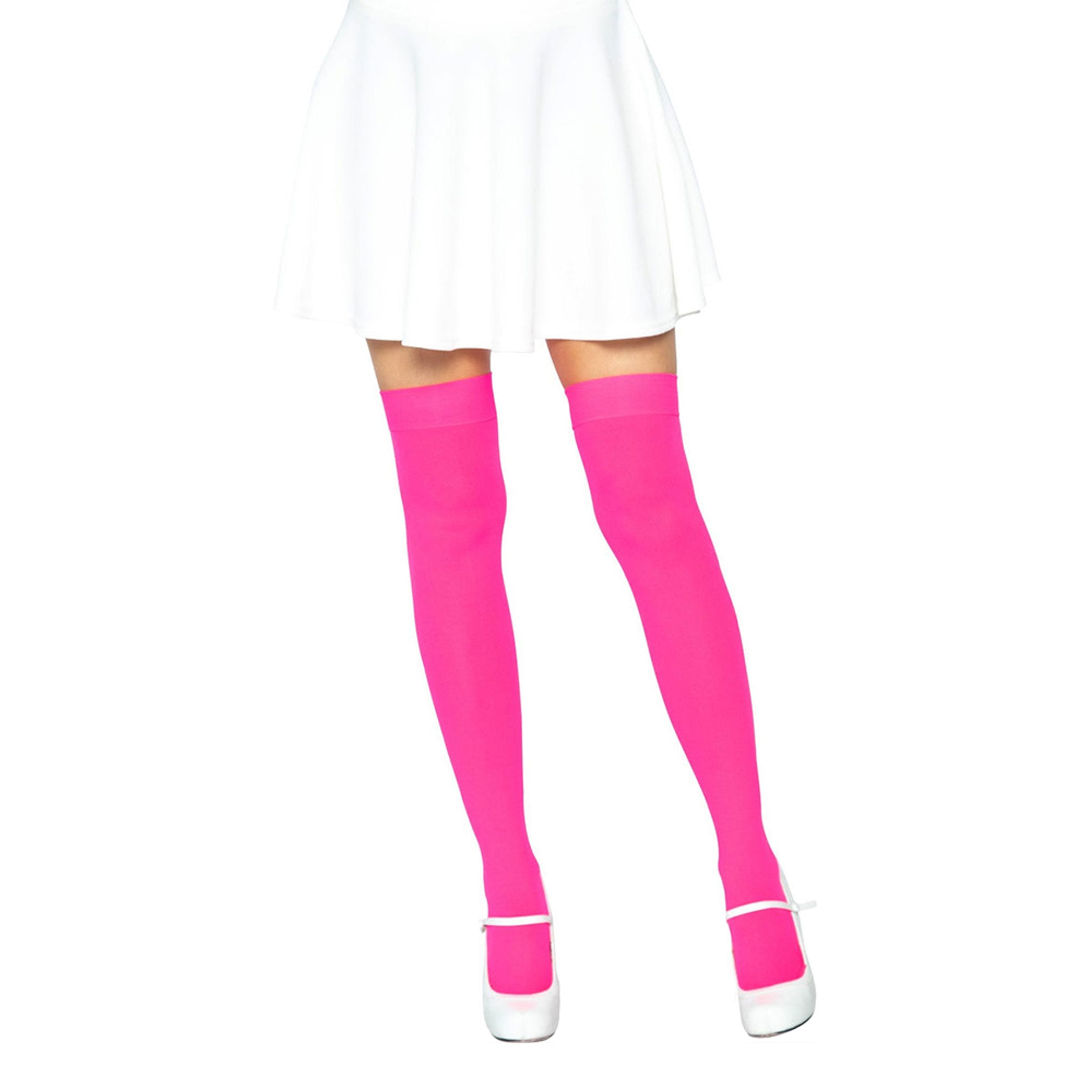Polvisukat Nailon Neonpinkki Deluxe - One size