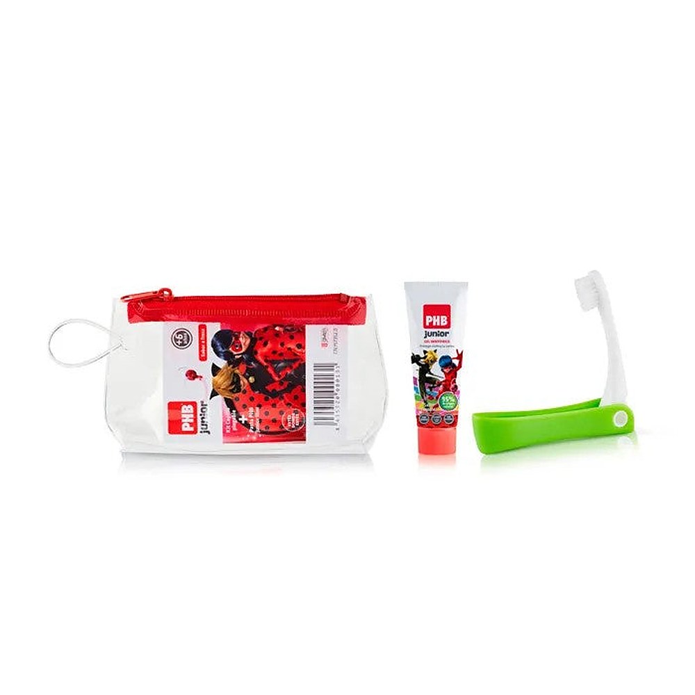 Phb Junior Travel -hammasharja + geelihammastahna 15 ml
