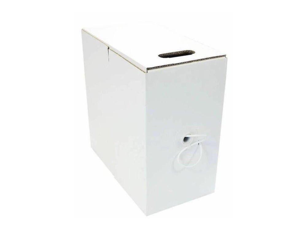 MicroConnect Cat6 FTP 305m -verkkokaapeli, valkoinen