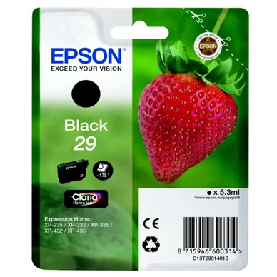 Epson Epson 29 Mustepatruuna musta T2981 Vastaa: N/A