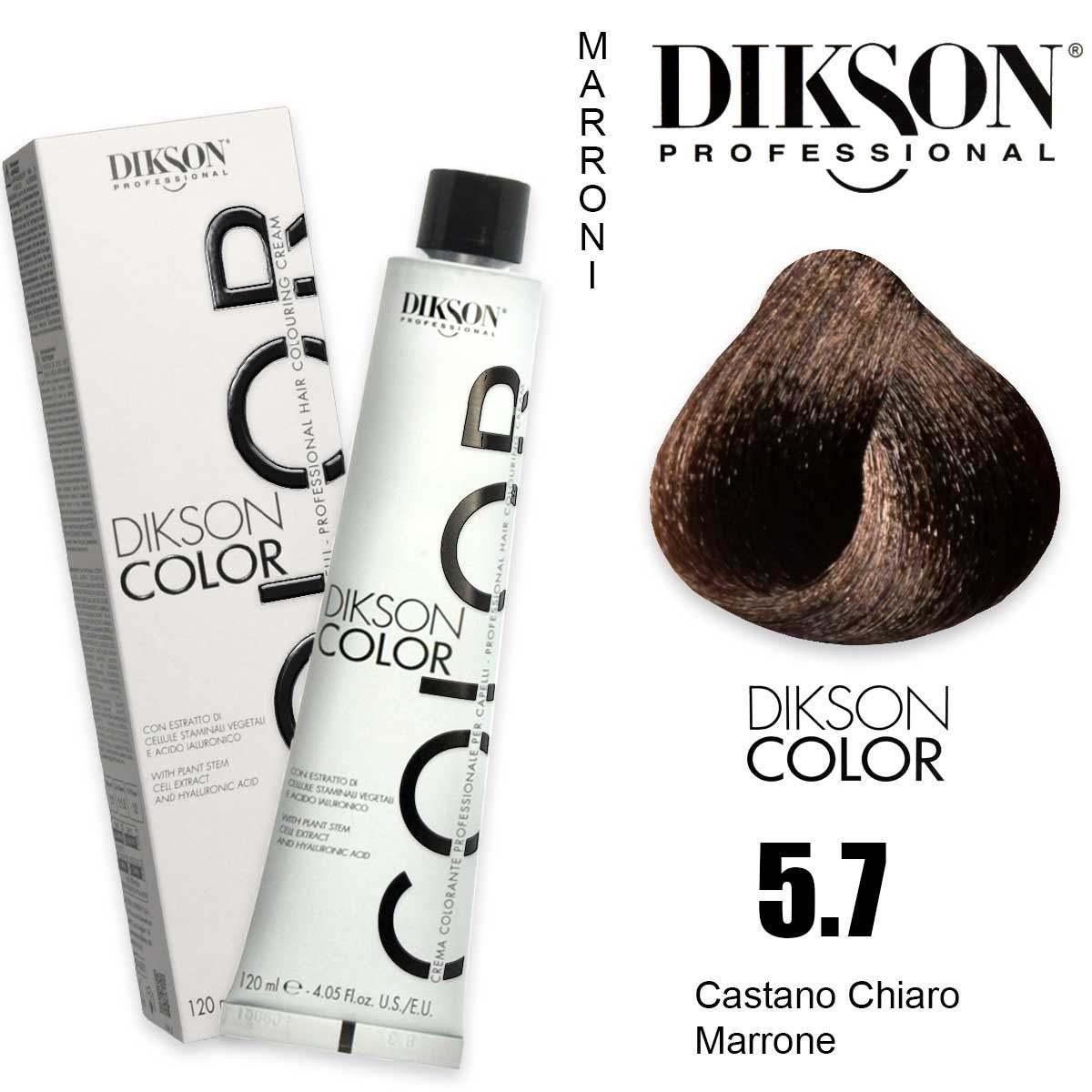 Dikson Dikson väri 120 ml 5,7 vaaleanruskea ruskea