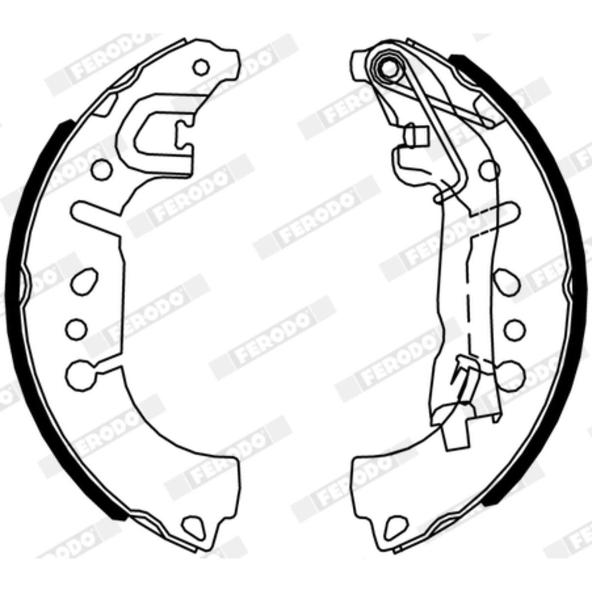 Jarrukenkäsarja FERODO FSB4317