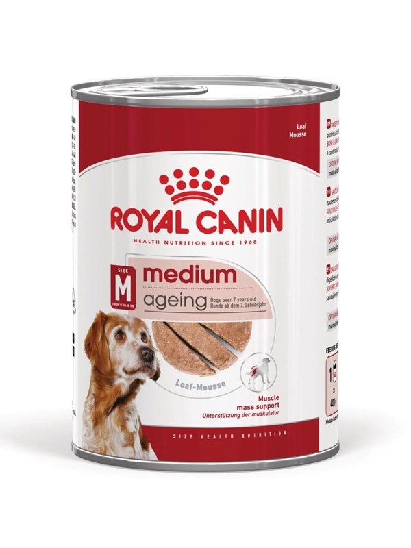 Royal Canin Medium Ageing Loaf, Koiran märkäruoka, 410 g