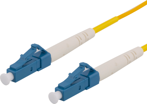 DELTACO OS2-kuitukaapeli, LC – LC, simplex, yksimuoto, UPC, 9/125, 4m