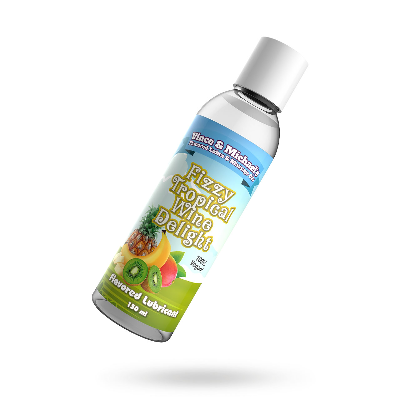 Fizzy Tropical Wine Delight Flavored Lubricant 150ml Liukuvoide maulla