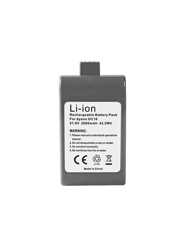 Nedis Pölynimurin Akku | Sopiva: Dyson DC16 | Li-Ion | 21.6 V DC | 2000 mAh | 43.2 Wh