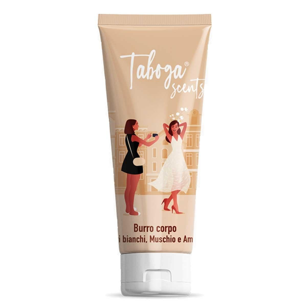 Taboga Burro Corpo Fiori Bianchi, Muschio E Ambra 250 ml — Burro corpo
