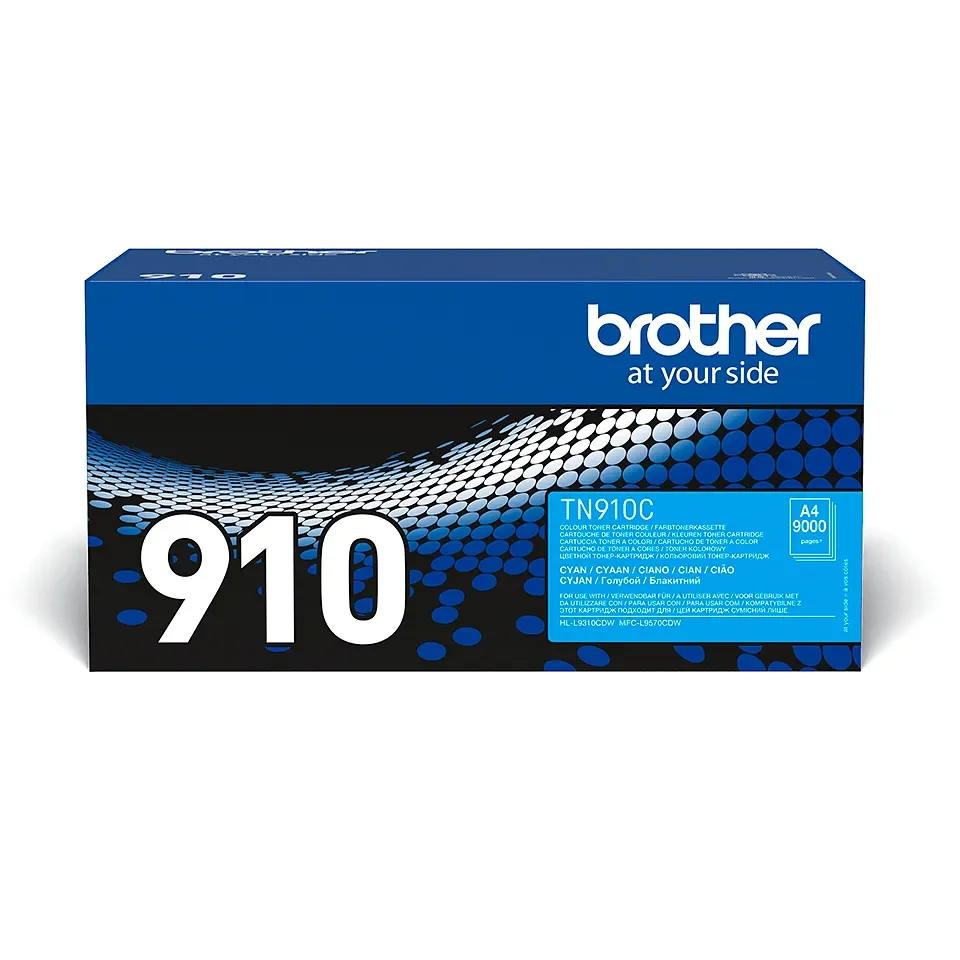 Brother TN910C suuren kapasiteetin laservärikasetti, syaani