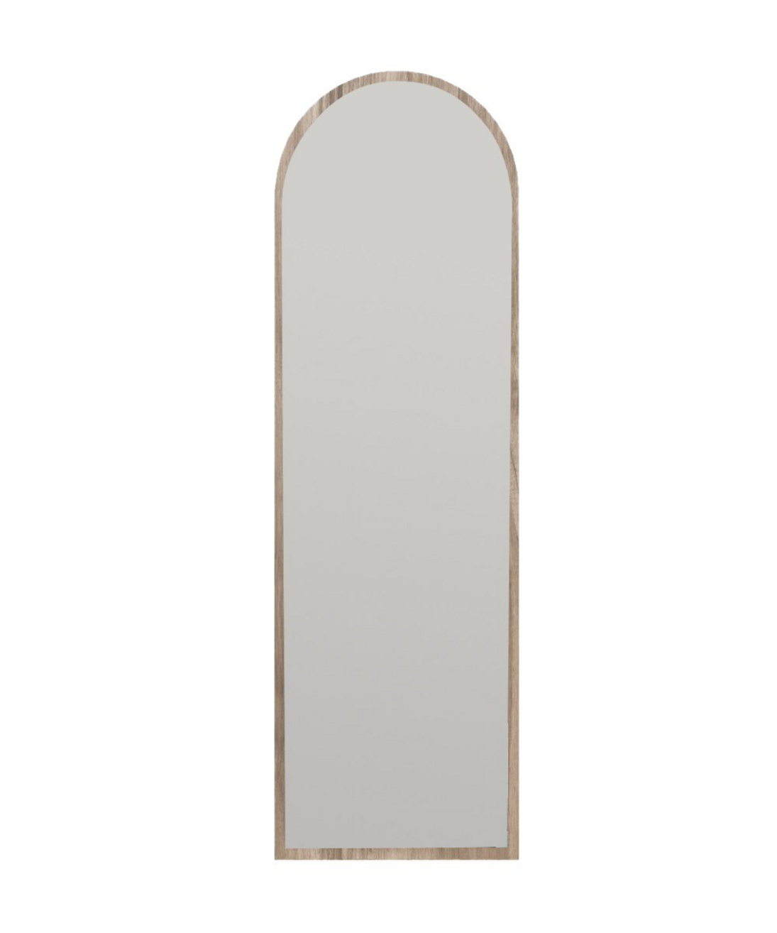 Norda Design Elegantti seinäpeili, 50 x 160 cm, pähkinänvärinen, 100 % MDF, ympäristöystävällinen Flotal-E-muotoilu | moderni kodinsisustus