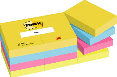 Post-it Notes 51x38 Energetic (12)