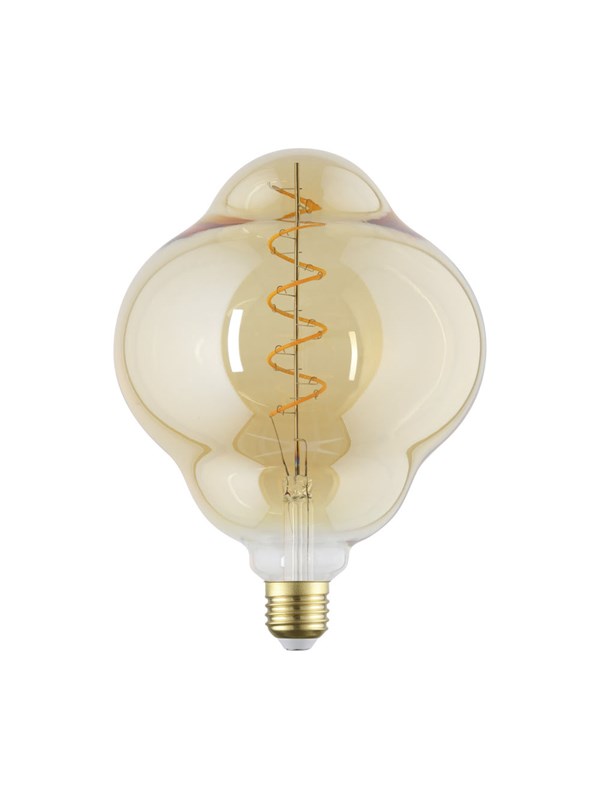 EGLO E27 LED CL150 meripihkanvärinen koristepolttimo spiraalilla ja lämpimän valkoisella valolla