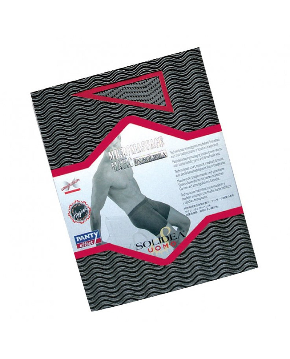 Solidea Panty Effect Boxer Short Elastic Condensing Harmaa Metallic 3L