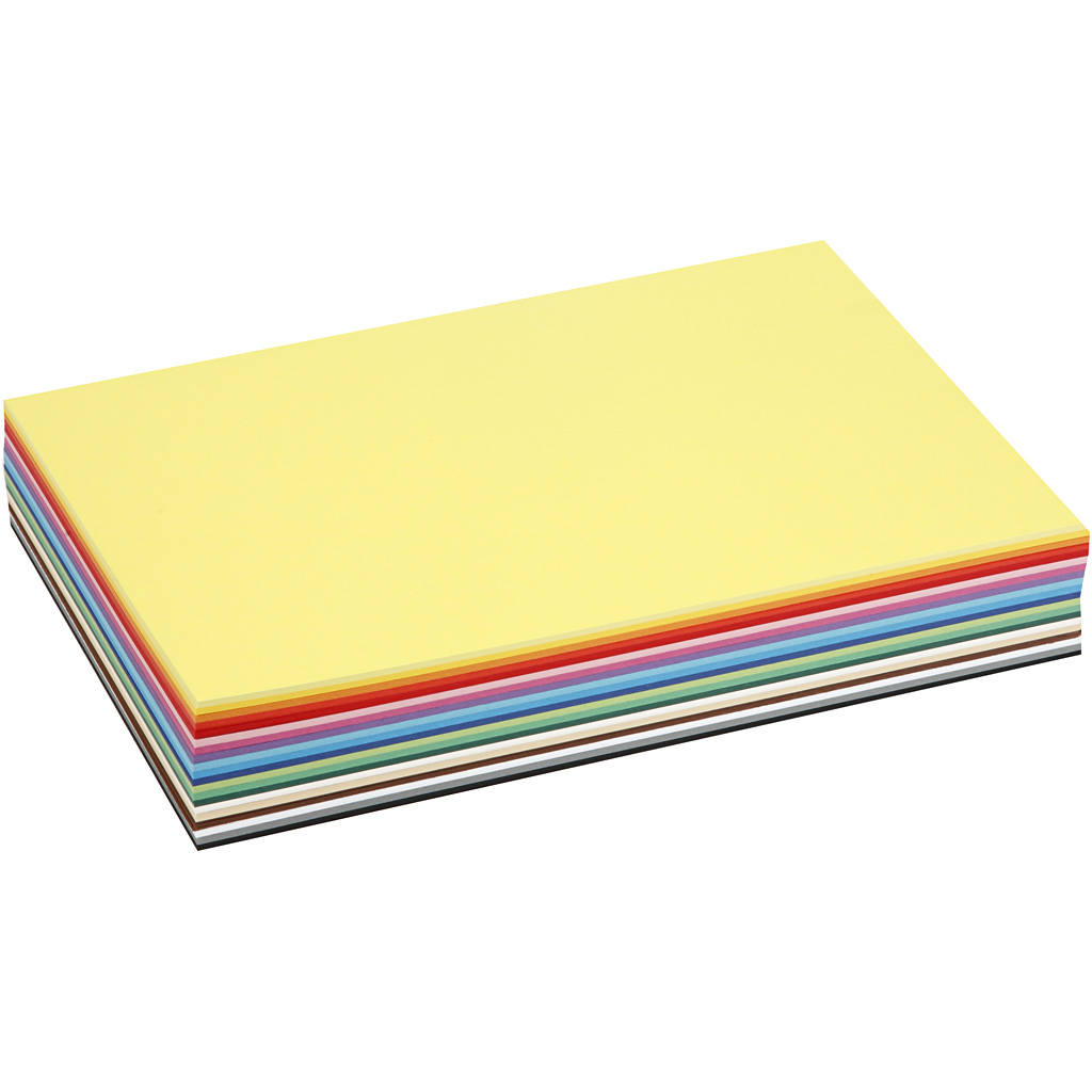 Creativ Company - Colored Cardboard Color A4 180gr 300 Sheets