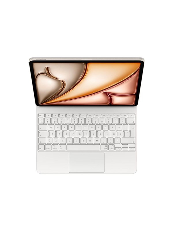 Apple Magic Keyboard Ipad Air 13" (m2), Ipad Air 13" (m3), Ipad Air 13" (m4) Ruotsi, Suomi Valkoinen