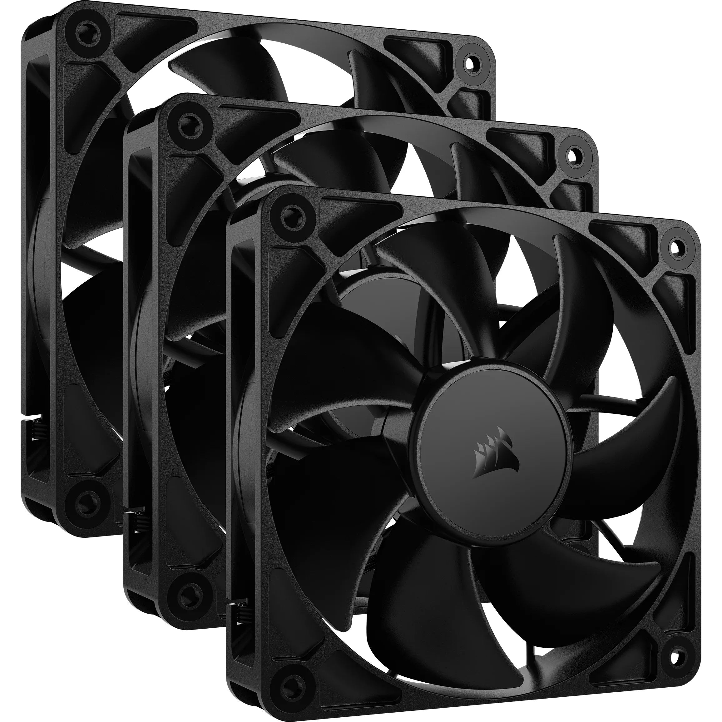 Corsair RS120 3-pack - Kotelotuuletin - 120mm - musta - 36 dBA