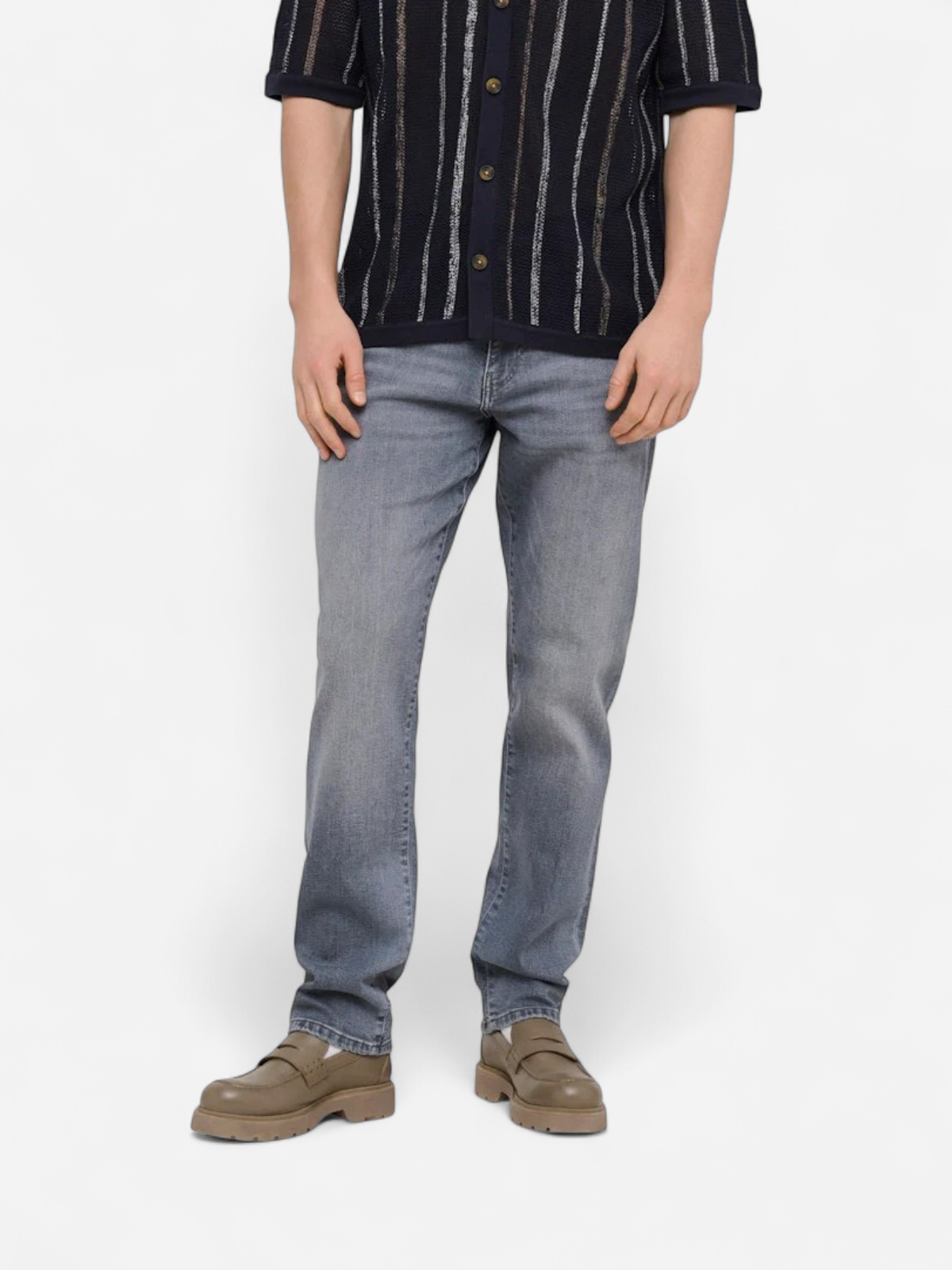 Only and Sons miesten farkut Weft Jax, Light Grey Denim