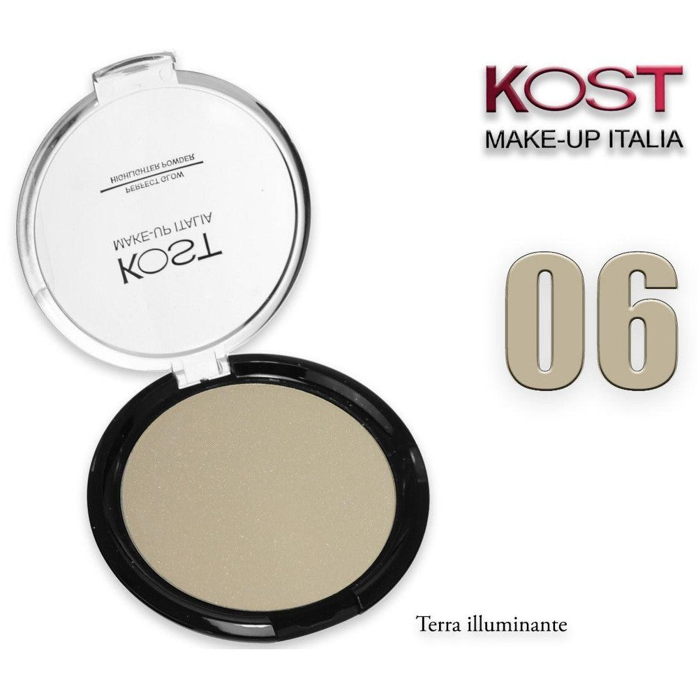Perfect Glow Highlighter Compact -puuteri Kost 06