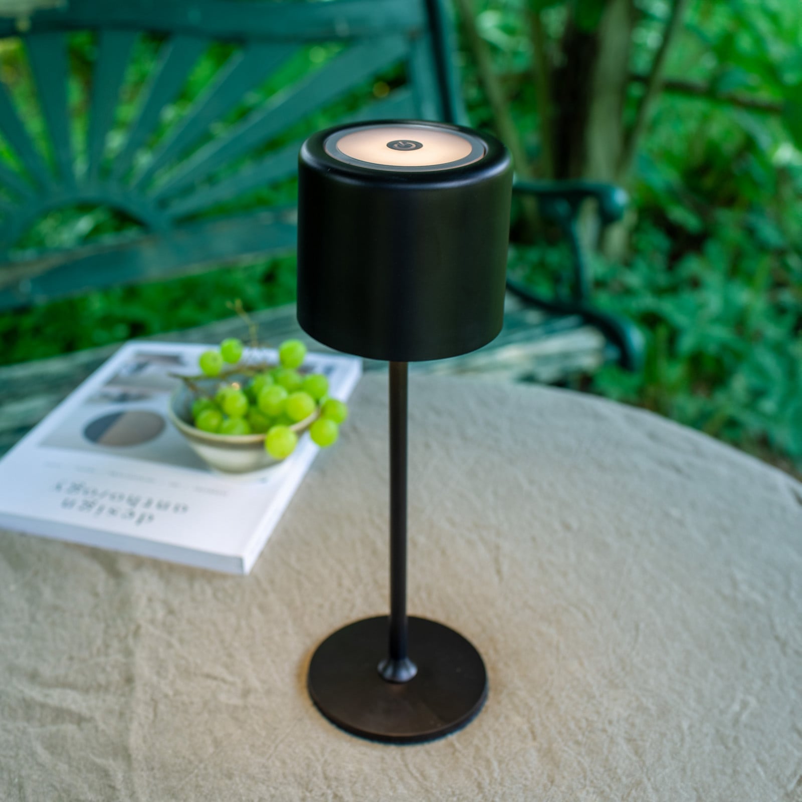 Filo Portable pöytävalaisin IP44 Matt Black - Markslöjd - Parveke - Moderni - Metalli - Varjostimella