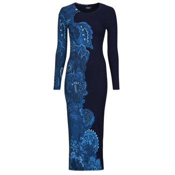 Desigual Mekko sininen / tummansininen / valkoinen