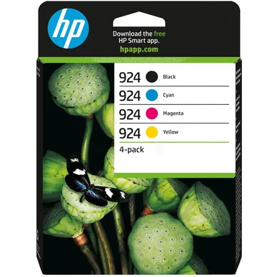 HP HP 924 Mustepatruuna Multipack BK/C/M/Y 6C3Z1NE Vastaa: N/A