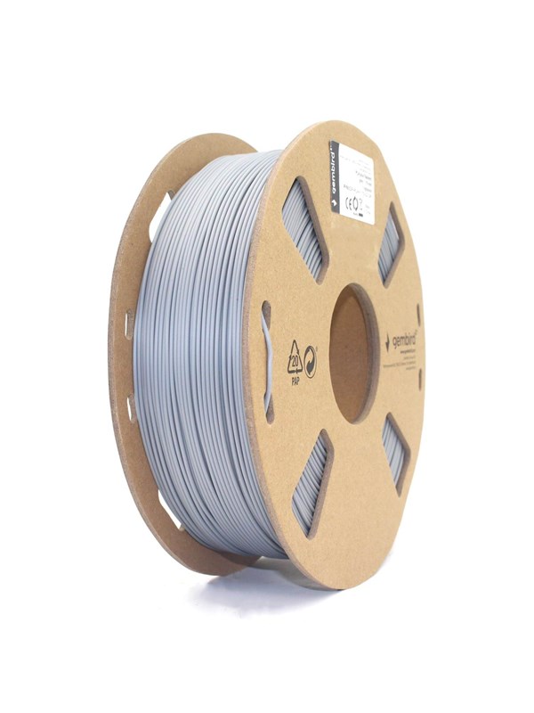 Gembird - Grå - 1 kg - 330 m - PLA+ filamentti (3D)