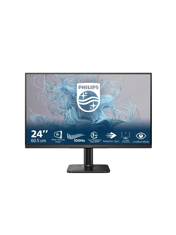 24" Philips 24E2N1100LB - 1920x1080 (FHD) - 100Hz - VA
