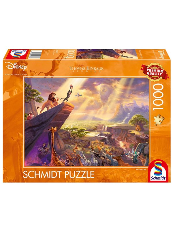 Schmidt 0 palaa)Pulmapeli - Thomas Kinkade: Disney Leijonakuningas (100 palaa)