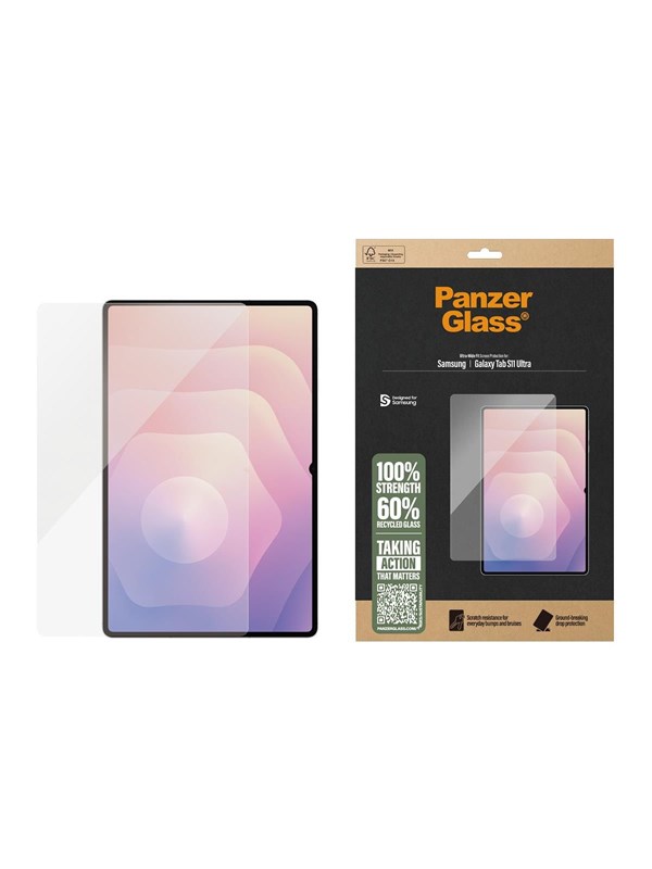 PanzerGlass Screen Protector Samsung Galaxy Tab S11 Ultra | Ultra-Wide Fit