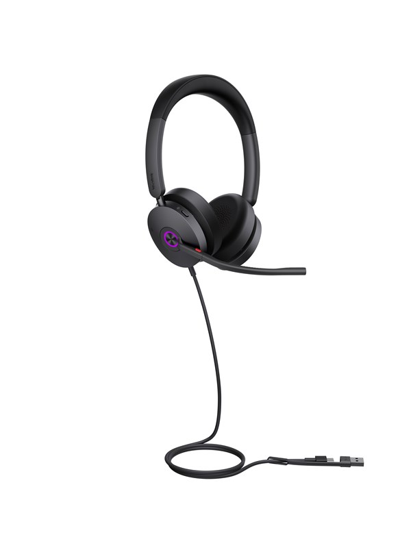 Yealink Uh48 Stereo Usb-a, Usb-c Uc Musta