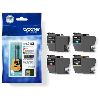 Brother Brother MultiPack Bk,C,M,Y, 500 sivua LC421XLVAL Vastaa: N/A