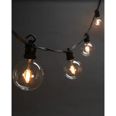 Konstsmide Valonauha E27 sis. 10 LED-lamppu Himmennin 24V/IP44 4148-800 Vastaa: N/A