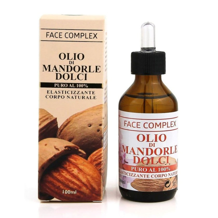 Face Complex Face Complex Puhdas makean mantelin öljy, luonnollinen vartalon elastisuutta lisäävä, 100 ml