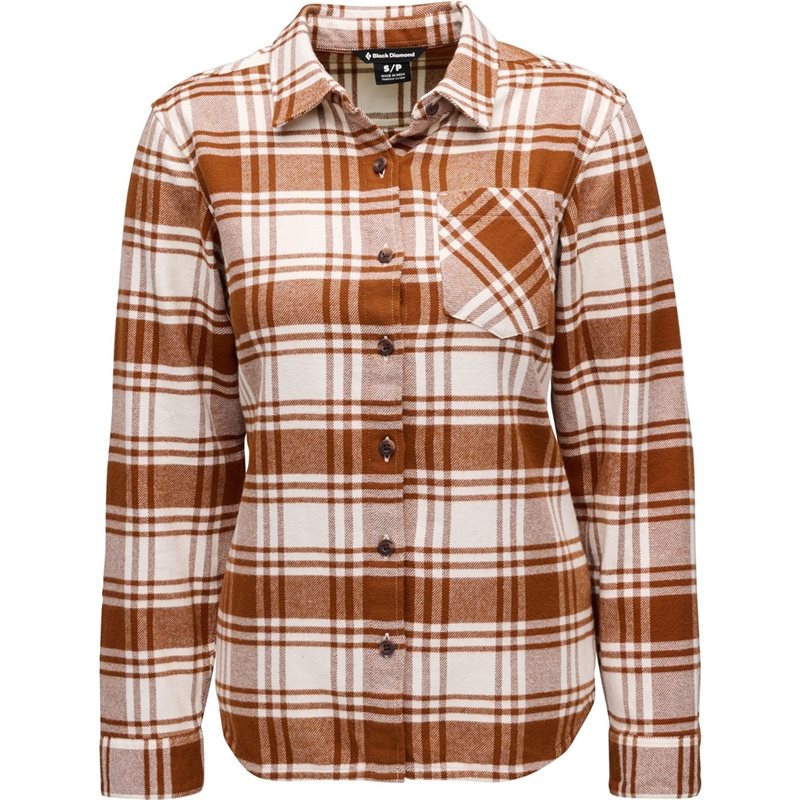Black Diamond W Project Flannel Clay-Off White Plaid - XL