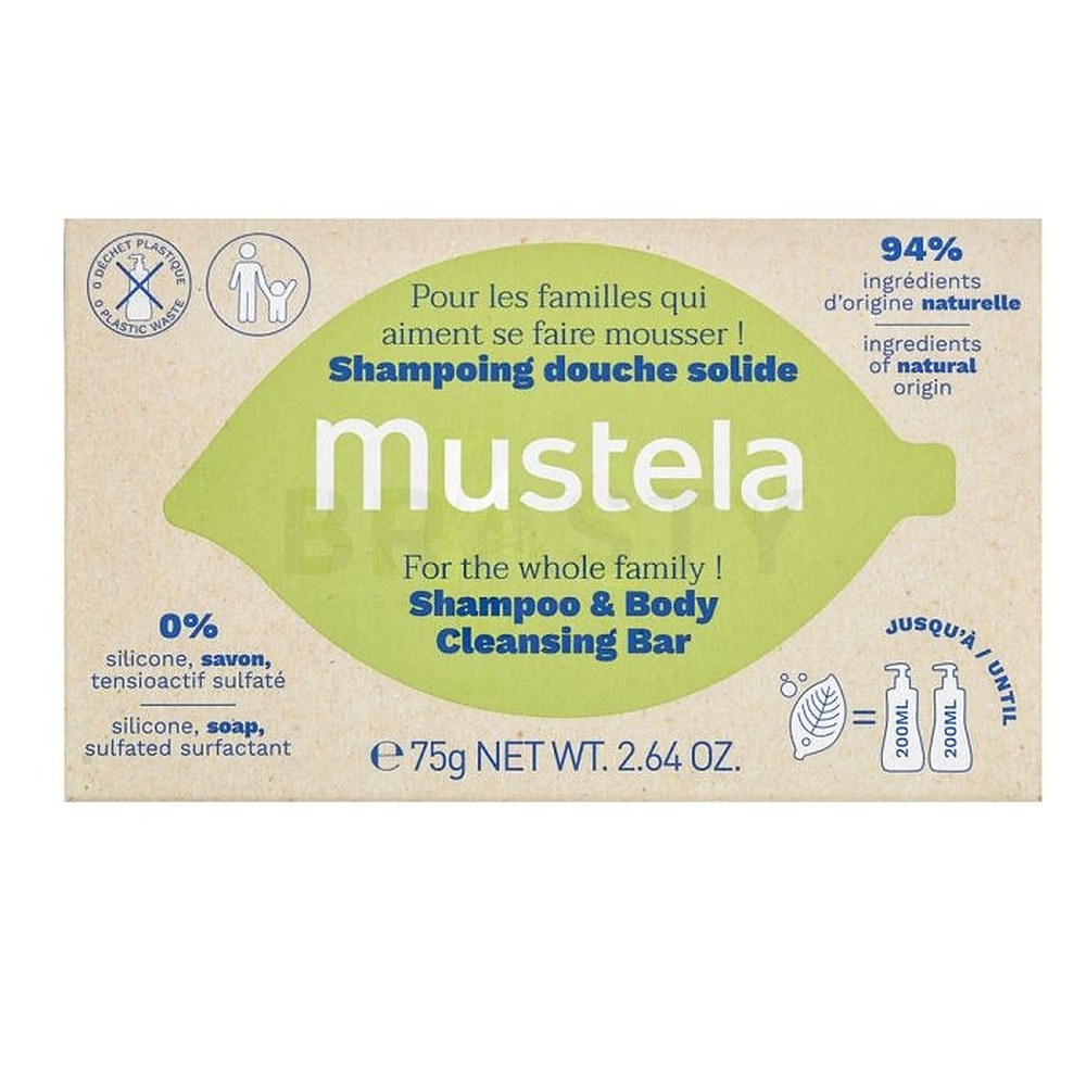 Mustela Shampoo Douche Solide 75 g